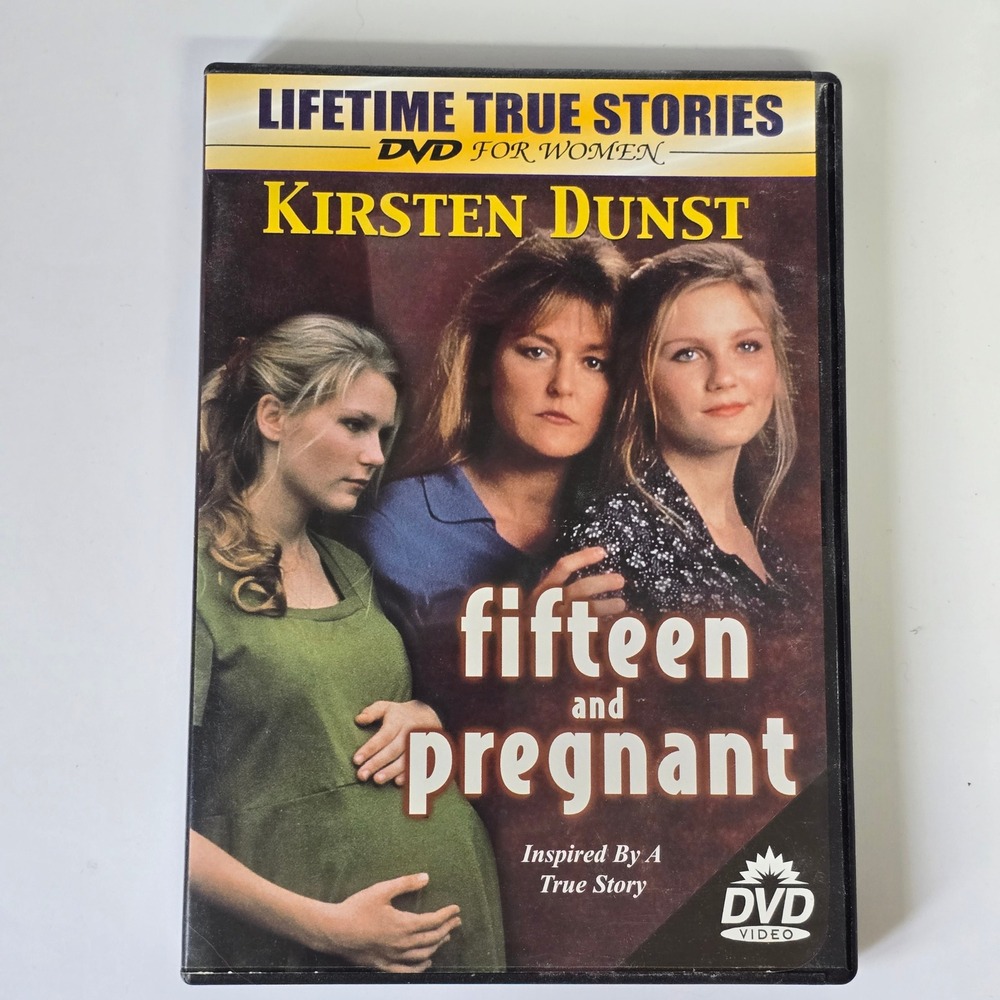 Fifteen and Pregnant DVD 2001 Drama Kirsten Dunst Lifetime True Stories